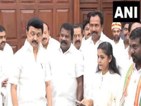 Tamil Nadu: Chief Minister MK Stalin attends swearing-in of Congress ...