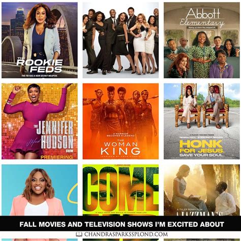 Fall 2022 TV Shows and Movies I’m Excited About Chandra Sparks Splond ...