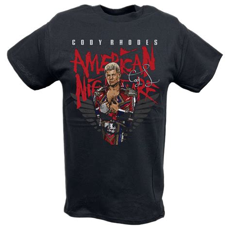 Cody Rhodes Signature American Nightmare T-shirt – Extreme Wrestling Shirts