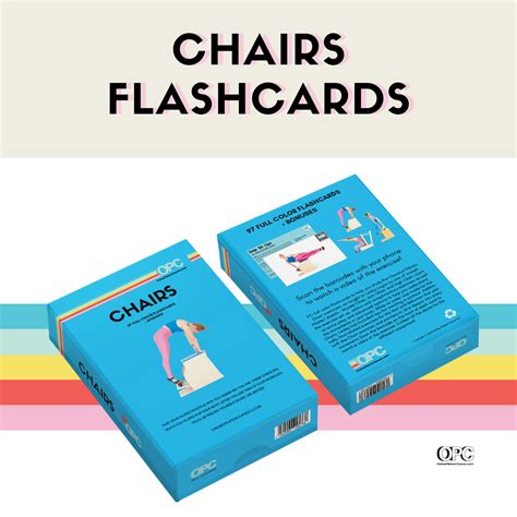 Pilates Chairs Flashcards: Deck of 97 Study Cards | OPC