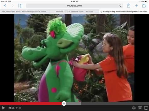 Barney Camp Wannarunnaround | Barney, Birthday party gift, Christmas ...