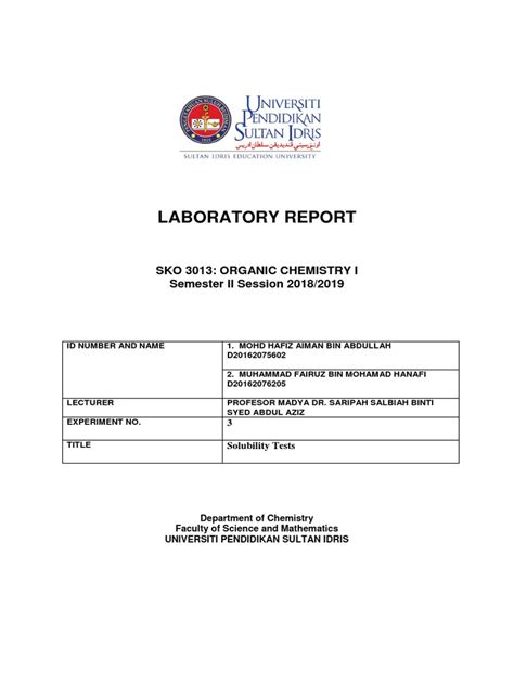 Image result for Solubility Lab Write PDF
