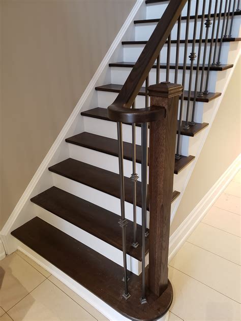 Dark Stairs White Risers