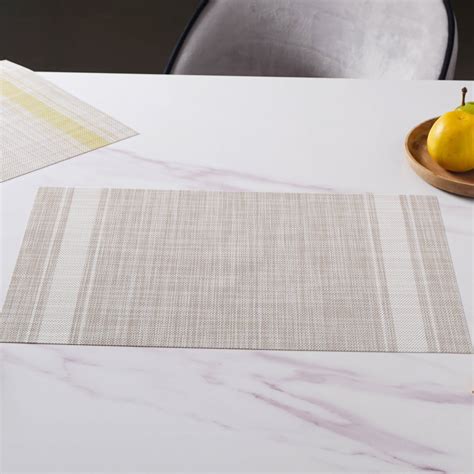 Striped Table Mat Set Of 6 Online - Premium Table Mat | Nestasia