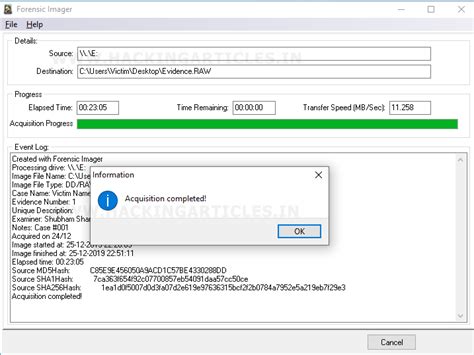 Multiple Ways to Create Image file for Forensics Investigation