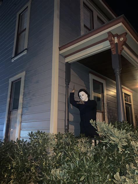 Visited the original Myers house in Pasadena and Michael was waiting ...