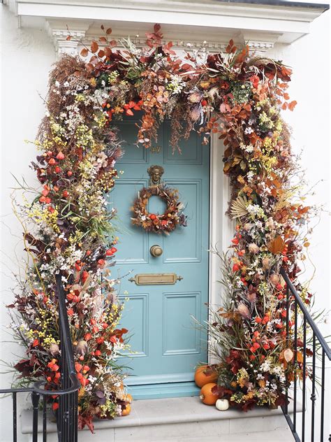 DIY Autumn Door Arch Home Decor Idea — MELANIE LISSACK INTERIORS