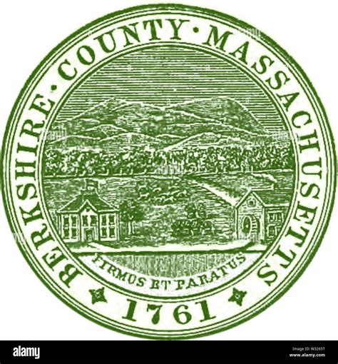 Seal of Berkshire County, Massachusetts Stock Photo - Alamy