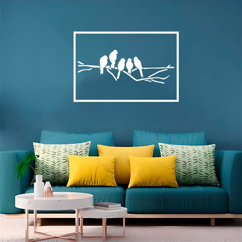 Beautiful Birds Wall Design Stencils (KHS292) – Kayra E Commerce ...