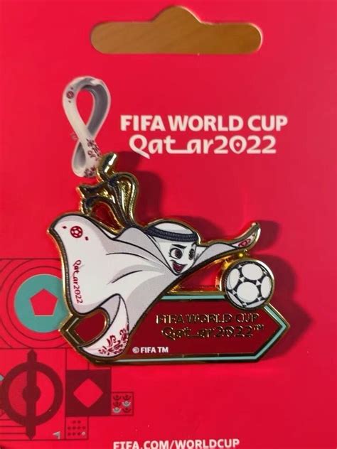 FIFA World Cup Qatar 2022 mascot La'eeb pin | Ubuy India