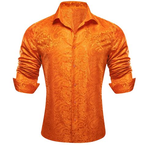 Men's Dress Shirt - Orange
