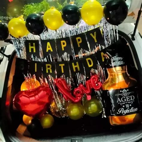 Charming Birthday Car Boot Decoration