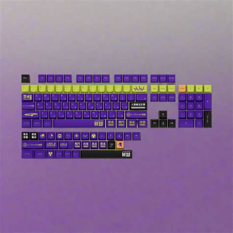 EVA-01 Japanese XDA PBT Keycaps – CuriosityCaps