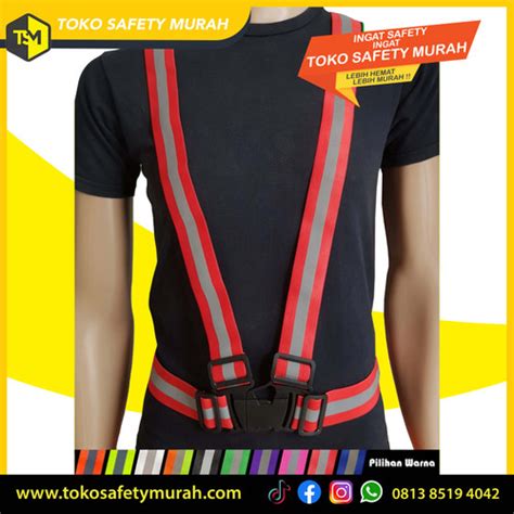 Jual Rompi Safety Karet Safety Vest Scotligh Elastic Reflective Rompi V ...
