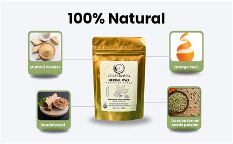 CRAFTHERBBS Wax Powder for Hair Removal for Men & Women| Hair Removal ...