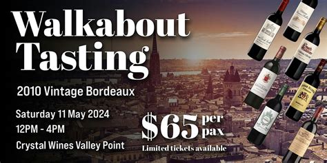 Walkabout Tasting: Penfolds Portfolio, Crystal Wines Valley Point ...