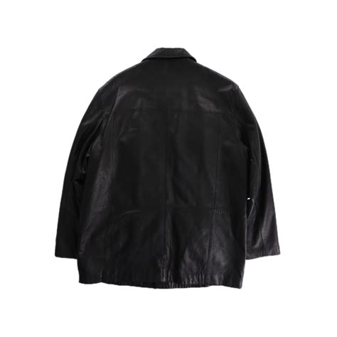 【FIFTY-FIFTY】oversized "mochi mochi" genuine lamb leather coverall ...