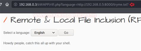 Comprehensive Guide on Remote File Inclusion (RFI) - Hacking Articles