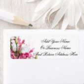 Floral Return Address Labels | Zazzle