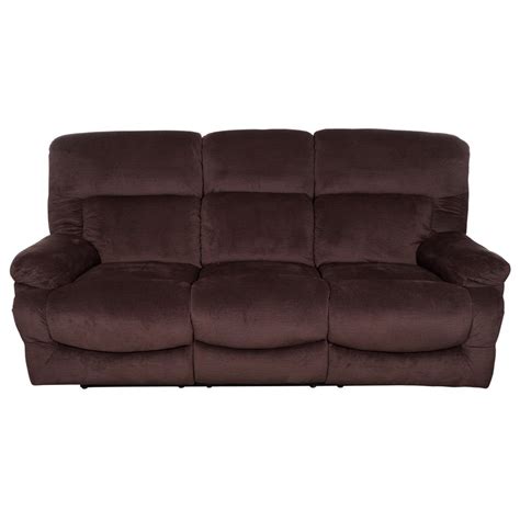 Evok Cardiff Fabric 3 Seater Recliner in Chocolate Colour : Amazon.in ...