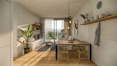 Interior de piso moderno