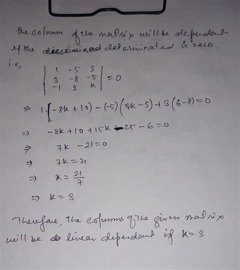 Image result for Linear Dependent Example in Linear Algebra