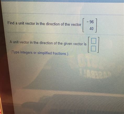 Unit Vector Direction 的图像结果