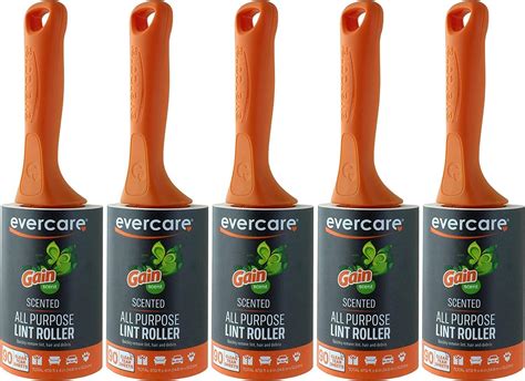 Amazon.com: Evercare Pack of 3 Gain Scented All-Purpose Lint Rollers ...