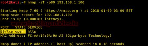 Forensic Investigation of Nmap Scan using Wireshark