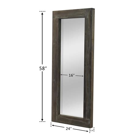 Wooden Frame Floor Mirror at Lucy Sutcliffe blog