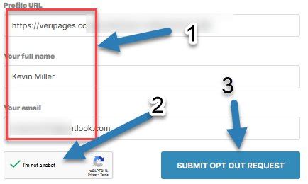 How to Opt-Out of VeriPages