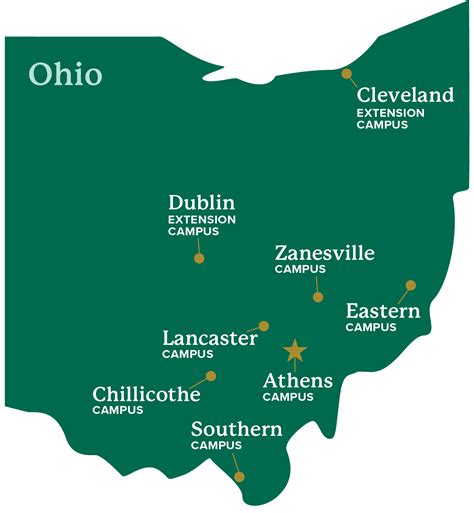 Ohio State Map Campus