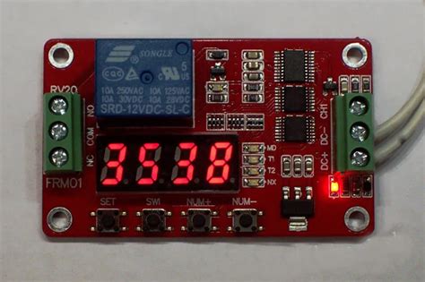 DC 12V LED Relaismodul Ausschaltverzögerung Timer-Steuerschaltplatine ...