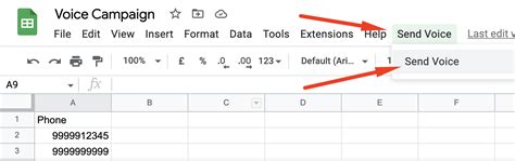 Send Single/Bulk Voice Call Messages from Google Spreadsheet