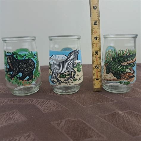 Vintage Welch's World Wildlife Fund Endangered Species Jelly Jar Juice Glasses | eBay