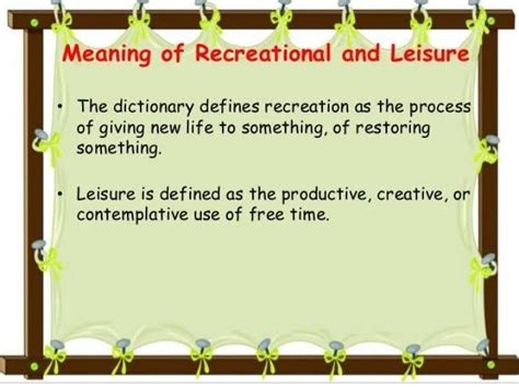 Define recreation? write any 5 benefit of recreation. - Brainly.in
