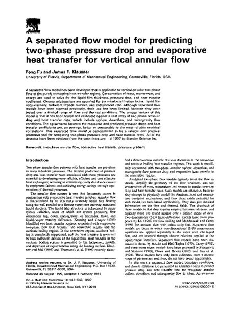 Separated Two-Phase Flow Model Equations 的图像结果