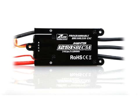 ZTW MANTIS 125A Brushless Regler 2-6S 5-6V/5A SBEC - Zeller Modellbau