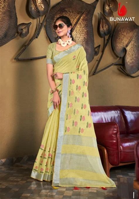 Bunawat Lilan Queen Fancy Embroidery Saree Collection