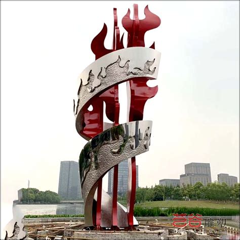 遂宁莫比乌斯环-市政项目雕塑-四川雕塑厂,铜雕塑,不锈钢雕塑,玻璃钢雕塑厂家-富瑞精典景观雕塑