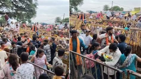 Ujjain Hooliganism by security guards Kal Bhairav temple devotees ...