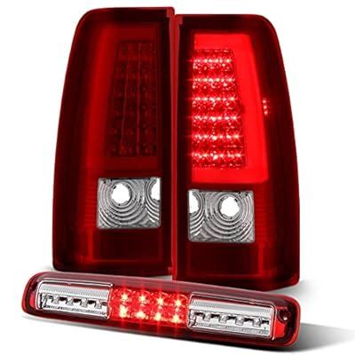 Buy For 1999-2002 Chevy Silverado 1999-2006 GMC Sierra LED Tube Red ...