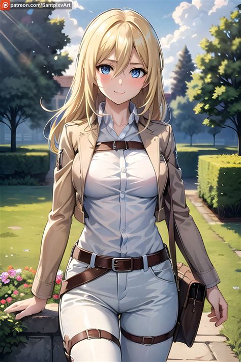 Historia Reiss in Garden - Attack On Titan by Santpixv on DeviantArt