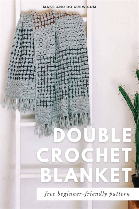 Free Double Crochet Blanket Pattern | Easy and Relaxing