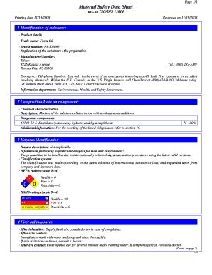 Burke Form Oil - MSDS - BuildSite.com - Fill and Sign Printable ...