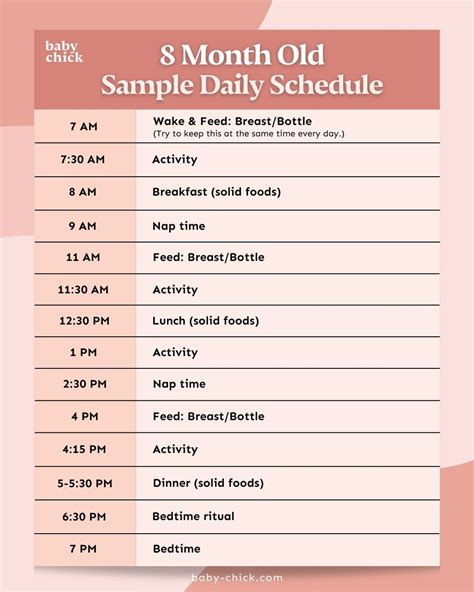 8 Month Sleep Schedule