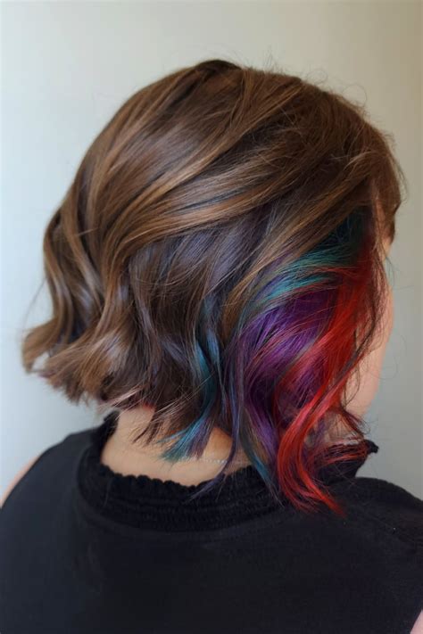25+ Fun & Gorgeous Peekaboo Hair Color Ideas for Some Added Personality ...