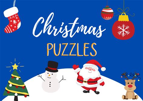Printable Christmas Puzzles