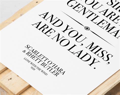 Gone With the Wind Quotes: Scarlett Ohara O Hara Rhett - Etsy