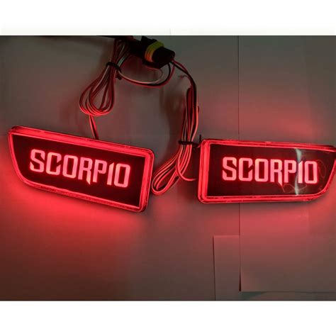 carhatke Back Bumper Reflector LED Brake DRL Light Alpha Style for ...